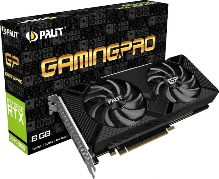 Palit GeForce RTX 2060 SUPER GP, 8GB GDDR6, HDMI, 3x DP