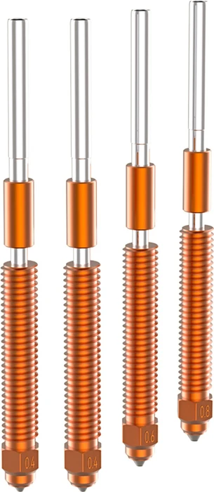Creality Unicorn K2P Quick Swap Nozzle Kit Druckdüse Quick Swap, 1.75mm