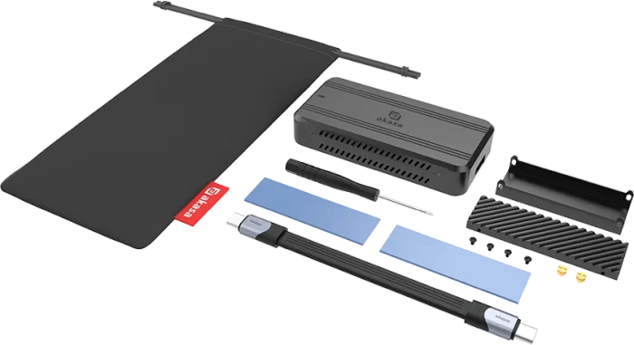 Akasa USB4 NVMe M.2 SSD Enclosure, USB4