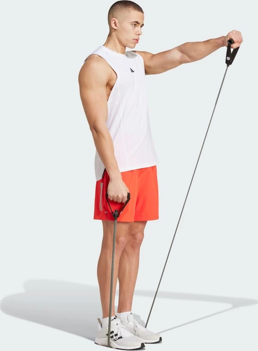 adidas Gym+ Trainingshose kurz bright red (Herren)