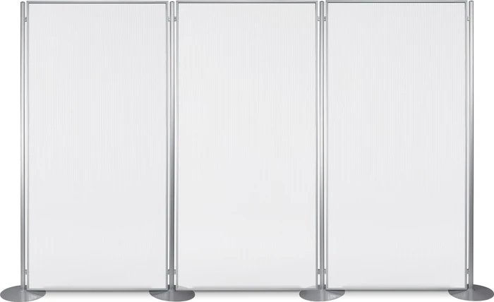 Magnetoplan Professional Hygiene-Raumtrenner, transparent, 100x200cm