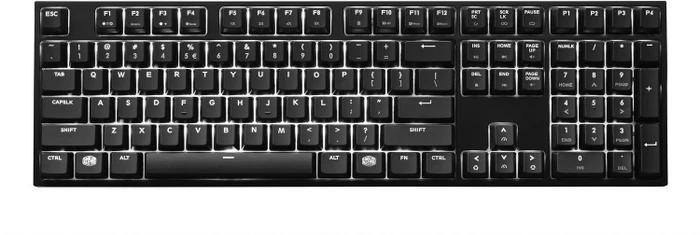 Cooler Master MasterKeys Pro L, LEDs weiß, White, MX RED, USB, DE