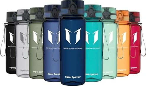 Super Sparrow Tritan Glossy Trinkflasche 750ml blau