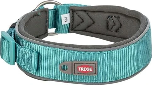 Trixie Premium Halsband, extra breit, XS-S, Aqua/Grafit