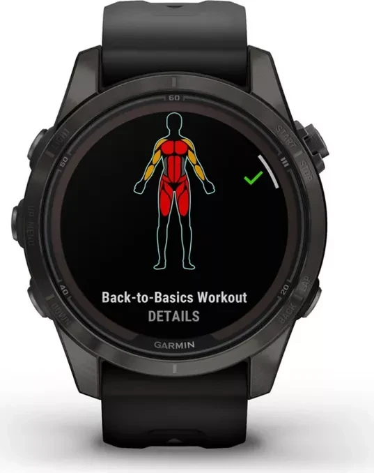 Garmin Fenix 7S Pro Sapphire Solar black/carbon grey