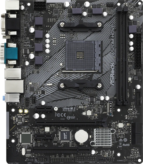 ASRock A520M-HDVP (AMD AM4)