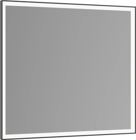 Keuco Royal Lumos Lichtspiegel, mit Spiegelheizung, schwarz-eloxiert, 70x65cm