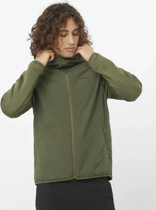 Salomon Outline Warm Hybrid Funktionsjacke grape leaf (Herren)