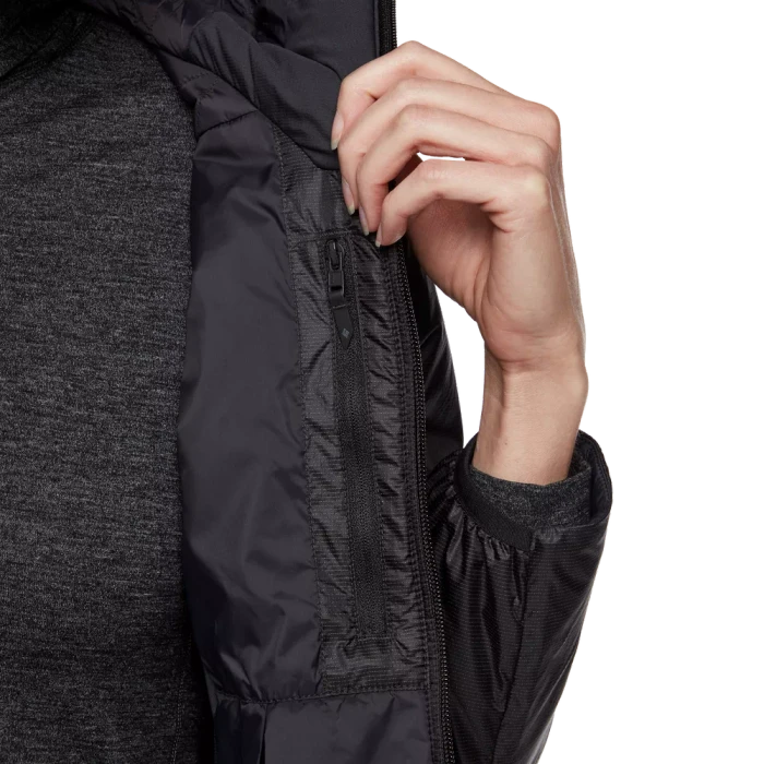 Black Diamond Vision Hybrid Hoody Funktionsjacke schwarz (Damen)