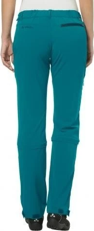 Vaude Farley Stretch Capri T-Zip II Zip-Off Hose lang green spinel (Damen)