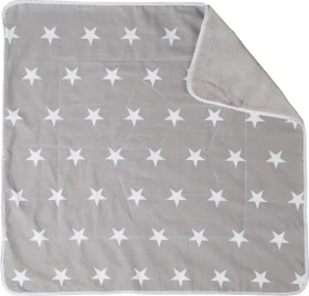 roba Little Stars Kuscheldecke grau