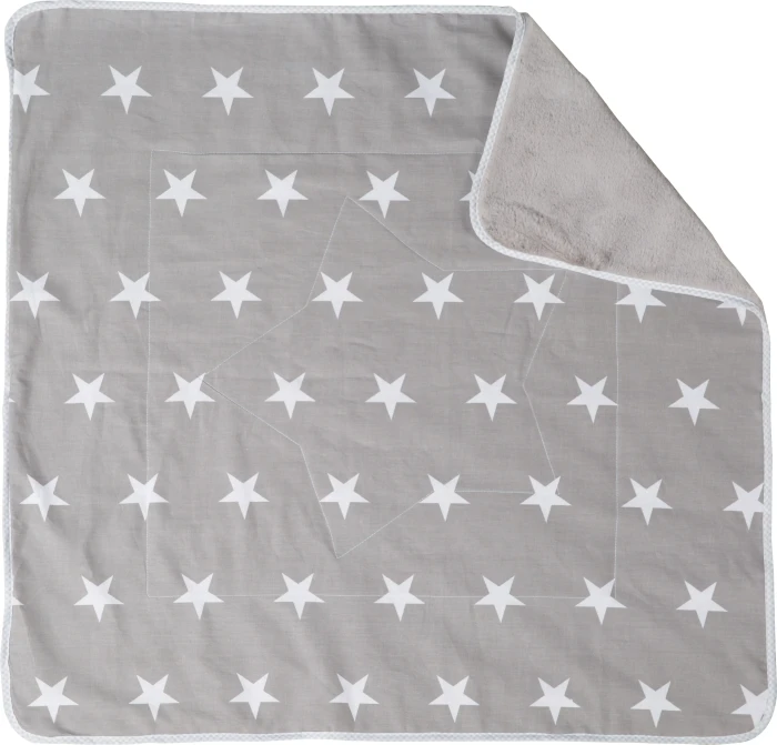 roba Little Stars Kuscheldecke grau