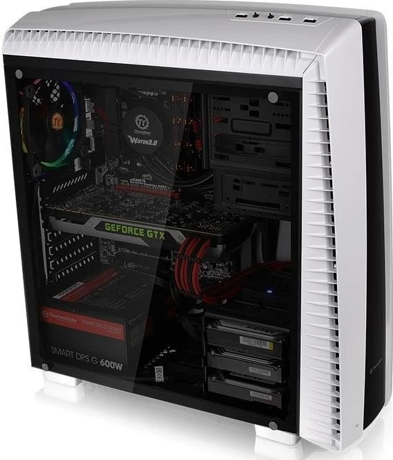 Thermaltake Versa N27 Snow weiß, Acrylfenster