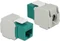 DeLOCK Keystone Modul RJ-45 Buchse via Verlegekabel Cat6, grün Vorschaubild