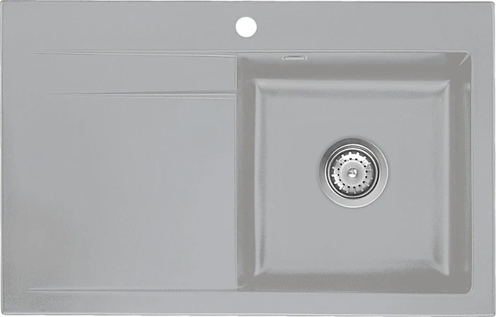 systemceram Stema 80 Einbau Becken rechts titan