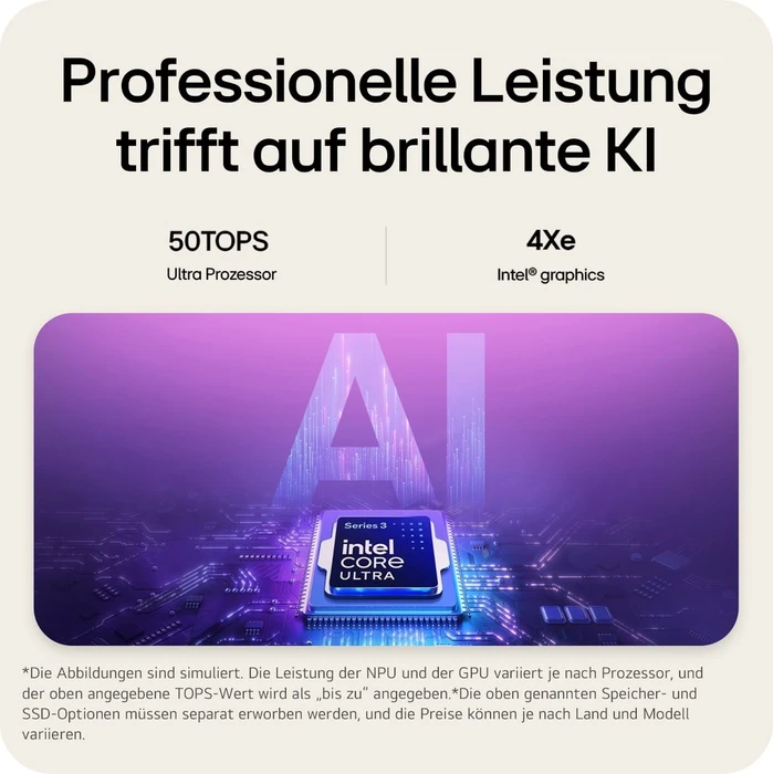 LG gram Pro 17, Core Ultra 7 355, 32GB RAM, 2TB SSD [2026]