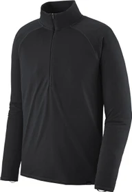 Patagonia Capilene Midweight Zip-Neck Funktionsshirt langarm schwarz (Herren)