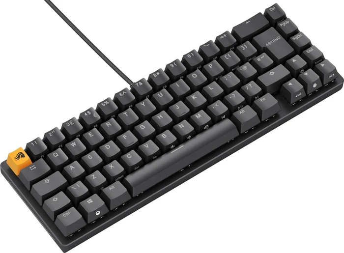 Glorious GMMK 2 Compact, 65%, schwarz, LEDs RGB, Glorious Fox Linear, USB, UK