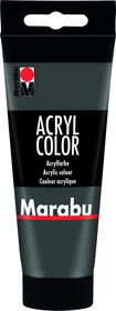 Marabu Acryl Color Acrylfarbe, dunkelbraun, 100ml