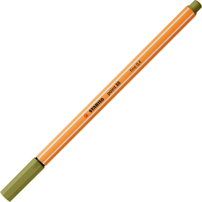 STABILO point 88 schlammgrün, 10er-Pack
