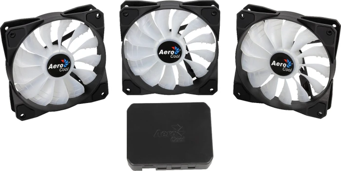AeroCool Project7 P7-F12 Pro RGB, LED-Steuerung, Lüftersteuerung, 120mm, 3er-Pack