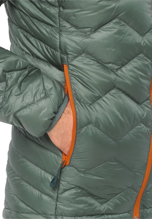 Jack Wolfskin Alpspitze Down Hoody Funktionsjacke hedge green (Herren)