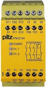 Pilz PNOZ X4 24VDC 3n/o 1n/c