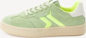 Tamaris Ledersneaker Low sage/neon (Damen)