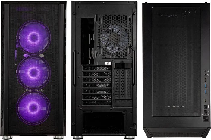 Kolink Citadel Mesh ATX ARGB, schwarz, Glasfenster
