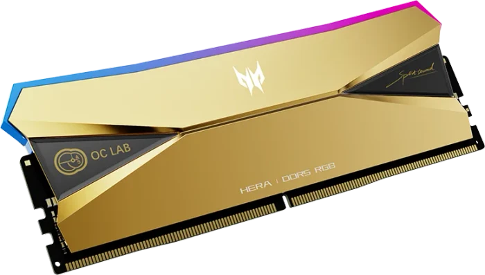 Acer Predator OC Lab Gold Edition Hera UDIMM 192GB Kit, DDR5-6000, CL28, 2RX8