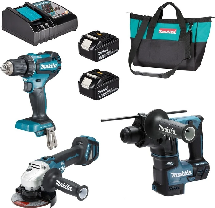 Makita DLX3179TX1 Akku-Maschinenset inkl. 2 Akkus 5.0Ah
