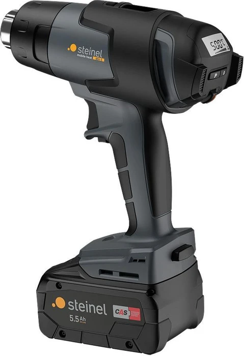Steinel Mobile Heat MH5 Akku-Heißluftgebläse inkl. Koffer + Akku 5.5Ah