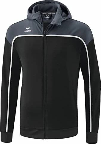Erima Change mit Kapuze Trainingsjacke black grey/slate grey/white (Herren)