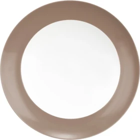 Seltmann Weiden Liberty pure colors Suppenteller 23, 23.6cm cocoa brown