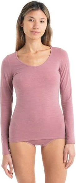 Icebreaker Siren Sweetheart Funktionsshirt langarm crystal (Damen)