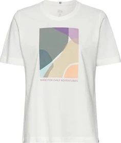 Camel Active Print T-Shirt kurzarm weiß (Damen)
