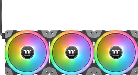 Thermaltake SWAFAN EX14 RGB TT Premium Edition, schwarz, LED-Steuerung, 140mm, 3er-Pack