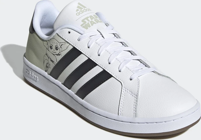 adidas Grand Court cloud white/carbon/halo green