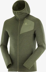 Salomon Essential Lightwarm Hooded Jacke olive night (Herren)