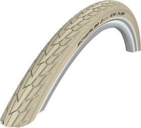 Schwalbe Road Cruiser 28x1.6", 700x40C K-Guard SBC Reifen creme/reflex