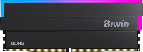 Biwin Black Opal DW100 RGB Black UDIMM 32GB Kit, DDR5-6000, CL28-35-35-72, 1RX8