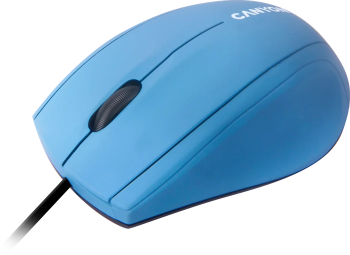 Canyon W-05 Wired Mouse hellblau, USB