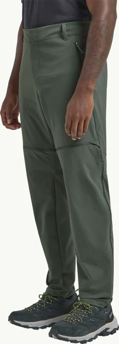Jack Wolfskin Hikeout Zip Away Zip-Off Hose lang slate green (Herren)