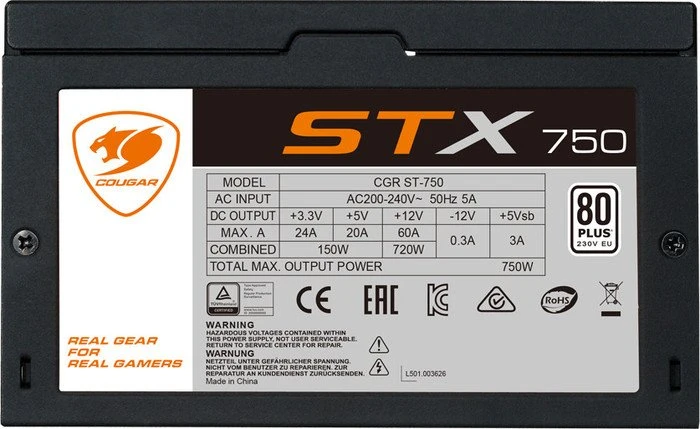 Cougar STX750 750W, ATX 2.3