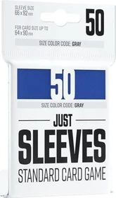 Gamegenic Just Sleeves Standard blau, 50 Stück