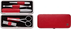 Zwilling Taschen-Etui Maniküre/Pediküre-Set 5-teilig rot