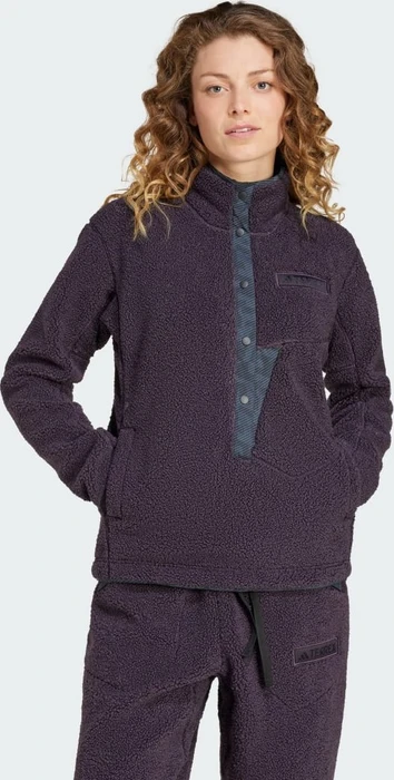 adidas Terrex Xploric High Pile Fleece Pullover aurora black (Damen)