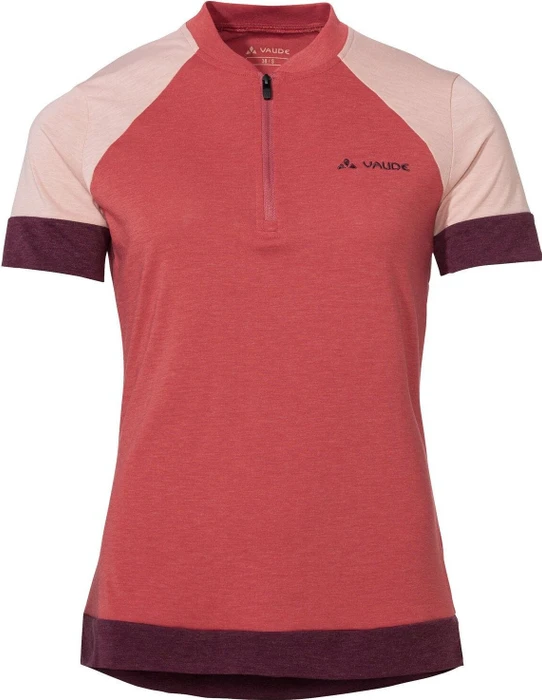 Vaude Altissimo Q-Zip Trikot kurzarm brick (Damen)