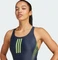 adidas 3-Streifen Rubber Graphic Badeanzug legend ink (Damen) Vorschaubild