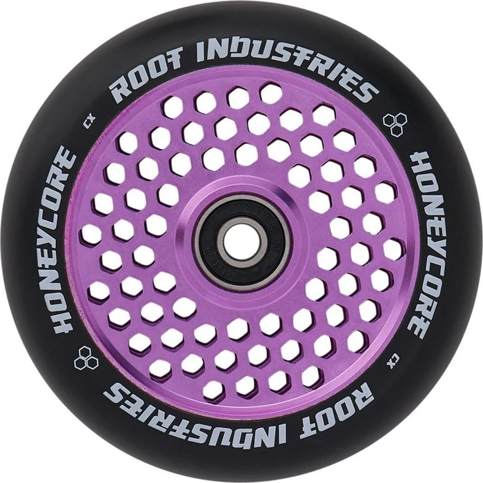 Root Industries HoneyCore Rollen 120mm schwarz/violett